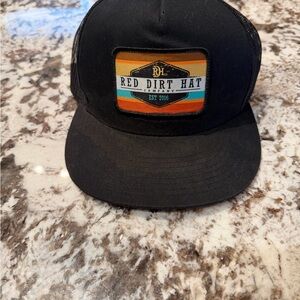 Red Dirt Hat Company Black Cap